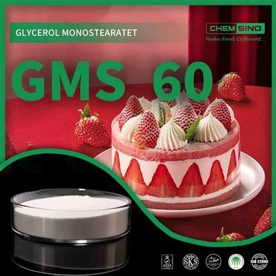Jeftini emulgatori Glicerol monostearat GMS 60 prah CAS br.31566-31-1