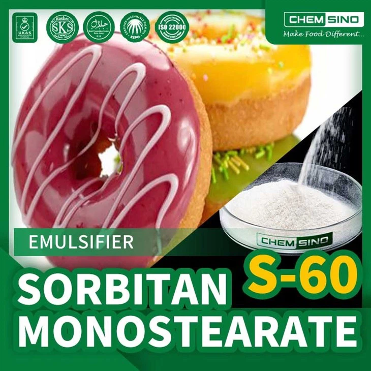 Food Grade Span 60 E491 Emulsifier Sorbitan Monostearate